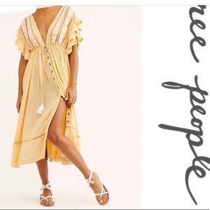 Free People Garbanzo Bean Combo Dress